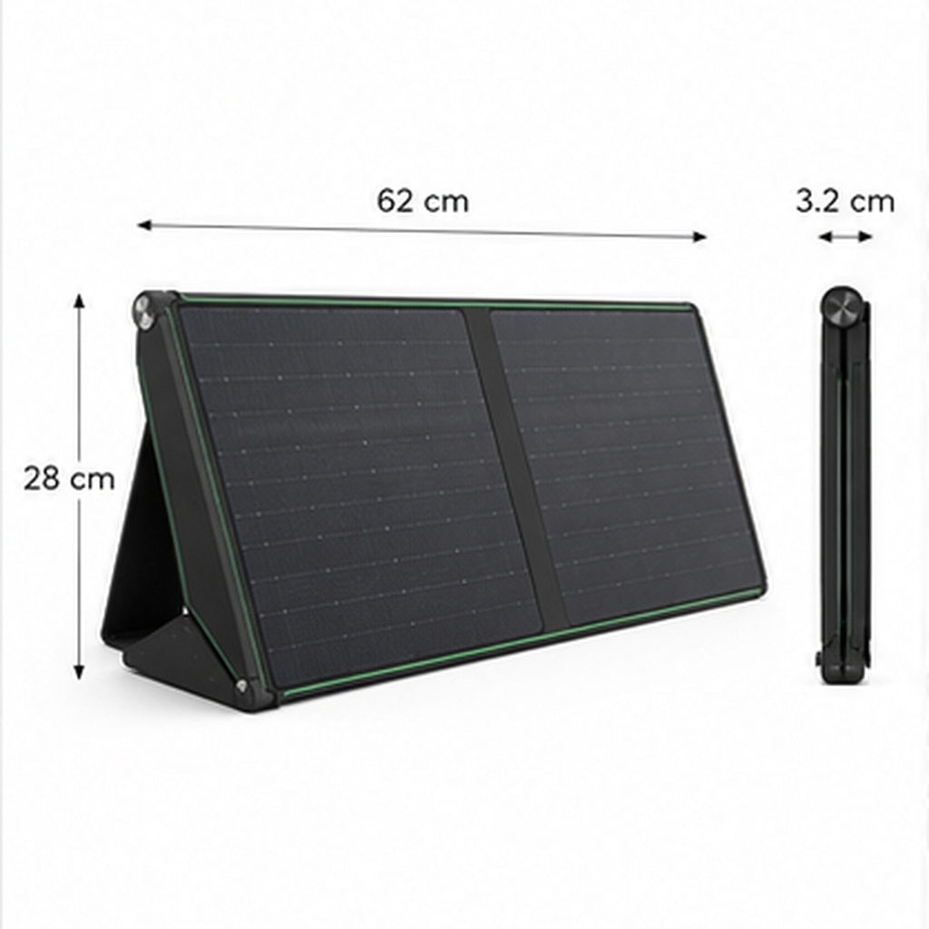 HelioFold S1 – Panneau solaire pliable nomade à support magnétique