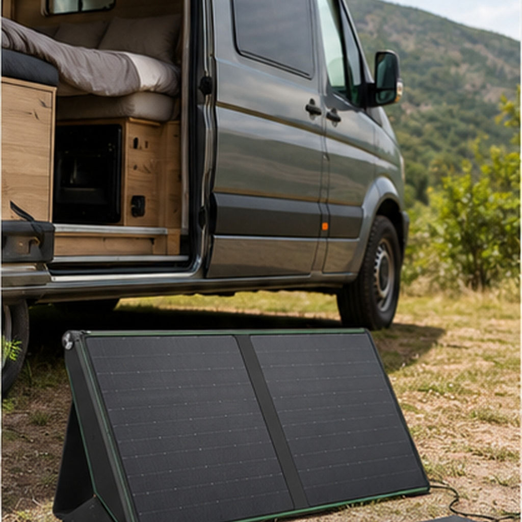 HelioFold S1 – Panneau solaire pliable nomade à support magnétique