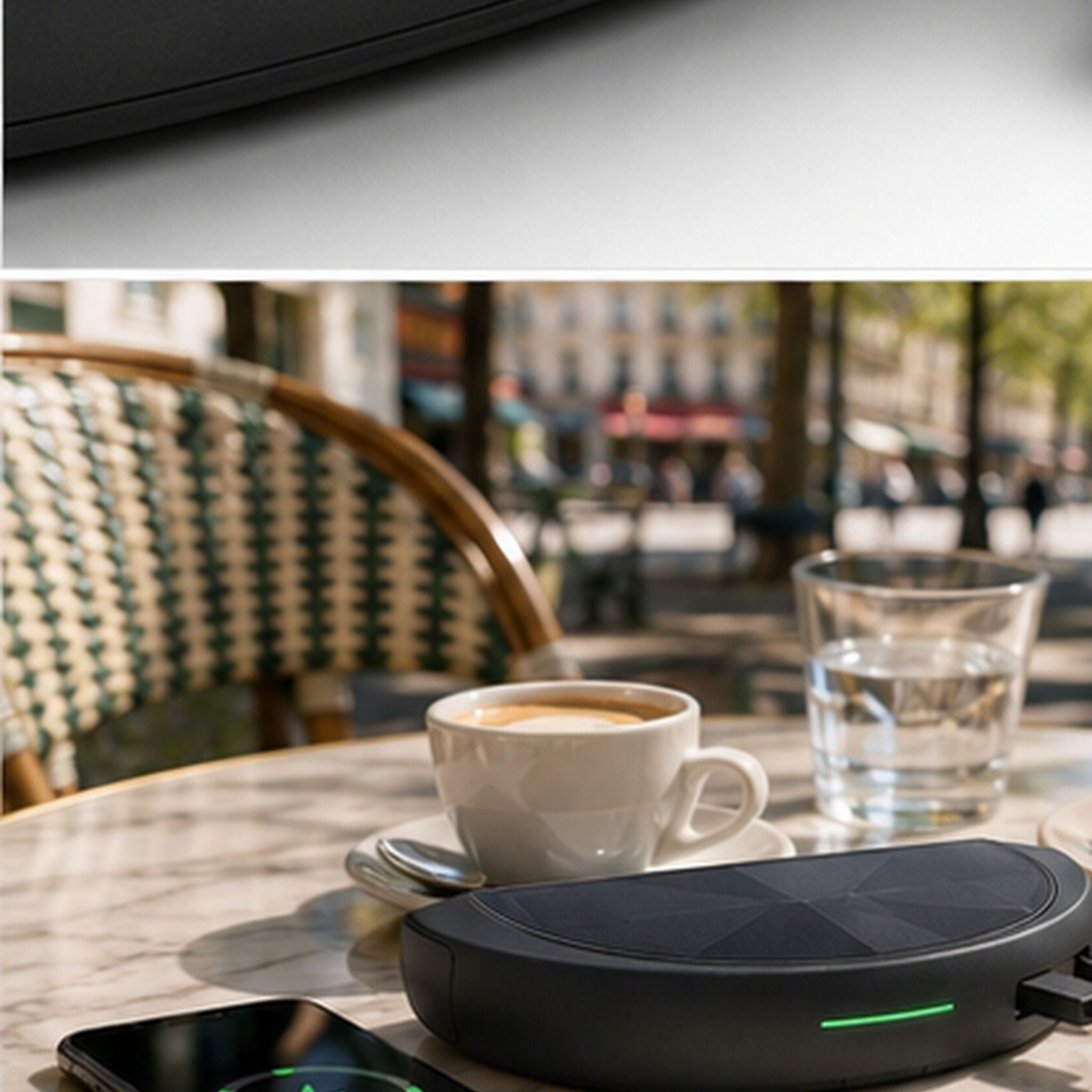 RayDock M2 – Station de recharge solaire compacte USB-C