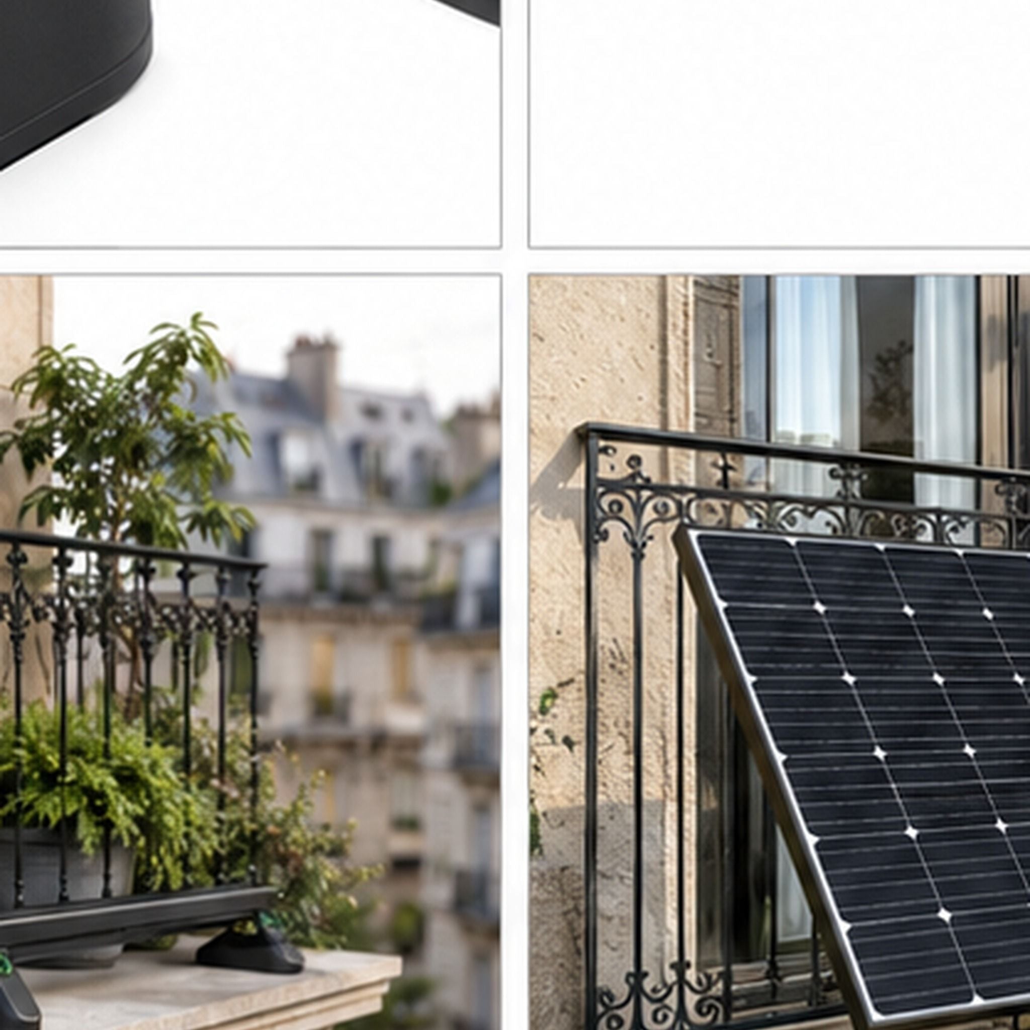 SolRail V3 – Kit de fixation modulaire pour panneau solaire de balcon