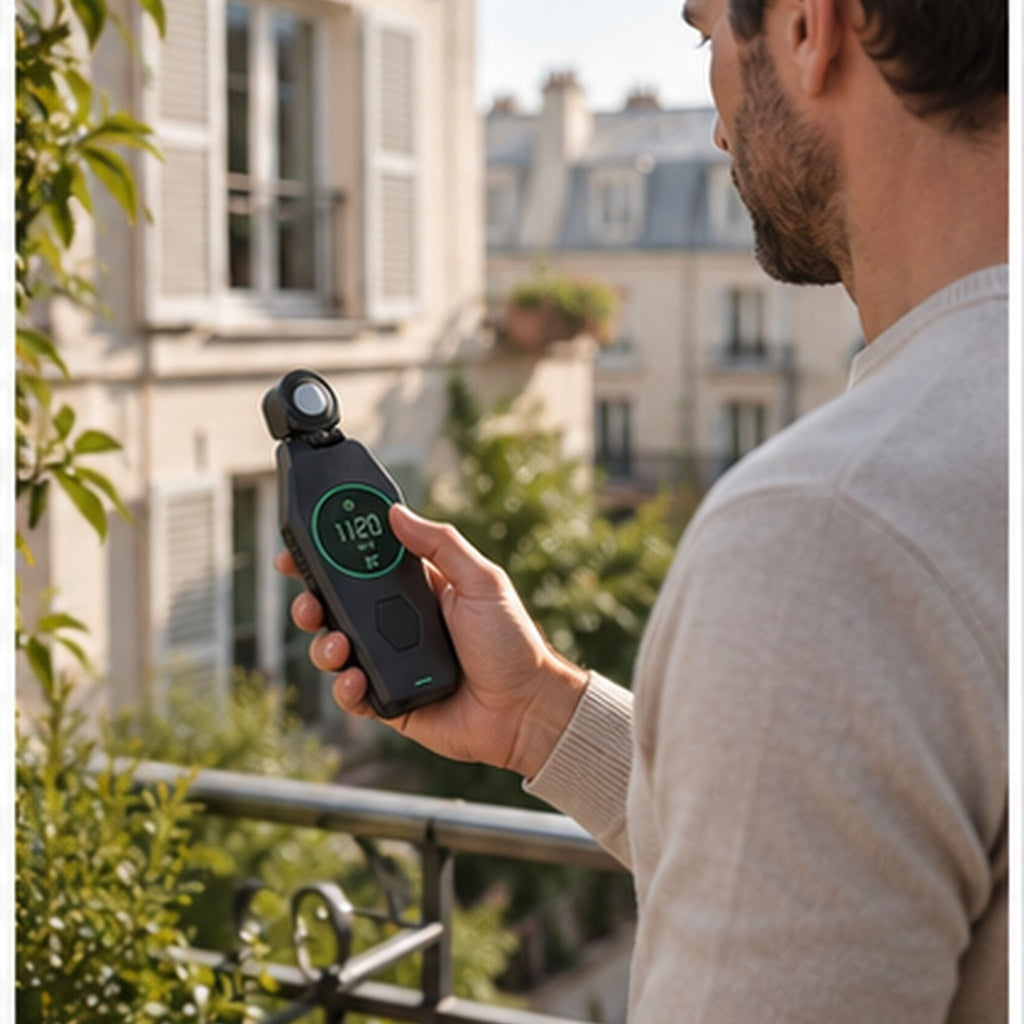SunSense Pivot – Indicateur d’ensoleillement et d’inclinaison solaire